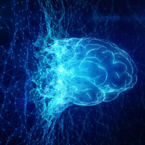 Artificial intelligence brain in network node